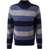 Pierre Cardin Trui saffier / donkerblauw / grijs