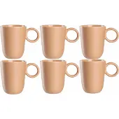 Leonardo ROMA mok 400ml abrikoos - set/6