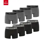 Phil&Co. Boxershorts grijs / zwart