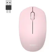 Port Connect SILENT - Draadloze muis (Draadloze), Muis, Roze