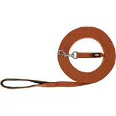 Trixie hondenriem sleeplijn katoen roest bruin 10 mtr x 2 cm