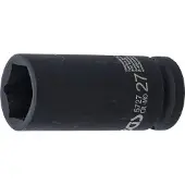 Bgs Kracht dopsleuteldop zeskant, diep 3/4 27 mm