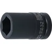Bgs Kracht Dopsleuteldop zeskant, diep - 1 - 32 mm