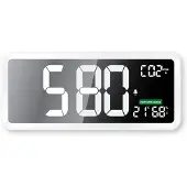 Technoline WL1040, wit, luchtkwaliteitsmeter, koolstofdioxide (CO2), binnentemperatuur- en vochtigheidsmeter, hygrometer, thermometer, hygrometer, thermometer, 20 - 95%, 1%