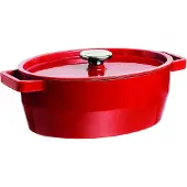 Pyrex Braadpan Slowcook Ovaal Rood 3,8 L