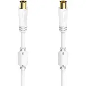 Ginza.se Coaxiale Antennekabel Gold 100 Db 3m Wit (205247)