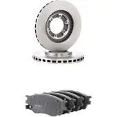 RIDEX 3405B3118 Remschijven en blokken
