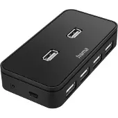 Hama USB-hub Met voeding 200123 7 poorten USB 2.0 480 Mbit/s