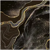Ambiente Lunch Servetten Marble black - - 33x33 cm
