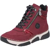Bonprix Veterlaarsjes rood / bordeaux / zwart