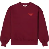 Garcia Sweatshirt rood / wijnrood / wit
