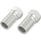Hama Audio-video-adapter - 00205207 - 2 stuks - F-Type - Antennekabel