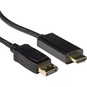 ACT AK3988 Verloopkabel DisplayPort Male/HDMI-A Male - 1 meter