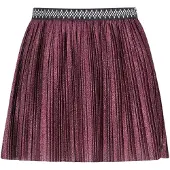 Like Flo korte rok met glitter rood Meisjes Polyester Effen - maat 146/152