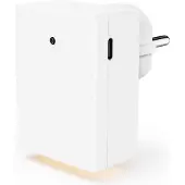 Hama Nachtlampje - met 1x USB-A & 1x USB-C - met schemersensor - Wit