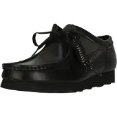 Clarks Mocassins 'Wallabee' zwart