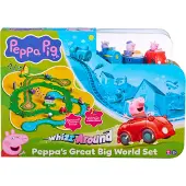 Pipsa Possu Whizz Around World Of Peppa Set Vehicle Veelkleurig Kinderen