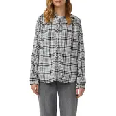 s.Oliver Blouse pastelblauw / bordeaux / zwart
