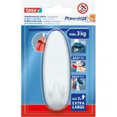 TESA Zelfklevende haak Power Strips 3 kg Wit