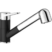 BLANCO Wega-S II chroom/silgranit-zwart