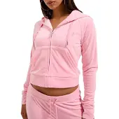 Juicy Couture Madison outline hoodie with diamante bra