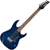 Ibanez GRX70QA‑TBB – GIO Series Elektrische Gitaar – Transparent Blue Burst – HSH Pickups