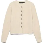 Vero Moda Gebreid vest beige