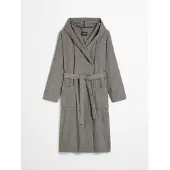 Marc O'Polo Badjas Men Timeless Melange Anthracite-S