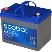 Ecobat - 35AH AGM accu voor uw scootmobiel () - 19.6 cm x 13.0 cm x 16.7 cm (LxBxH)