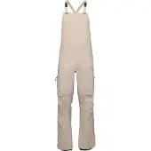 Black Diamond - Skibroeken - M Factor Bibs Moonstone voor Unisex van Nylon - Maat S - Beige