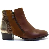 Helioform 560.016 Enkellaarzen | Maat 6.5 Dames Cognac