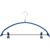 Metaltex - Kledinghanger - 42 cm – Anti-Slip – Metaal & PVC – Broekhangers - Kleerhangers - met Knijpers