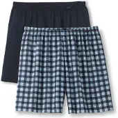 Calida Boxershorts nachtblauw / hemelsblauw / blauw gemêleerd / wit