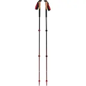 Black Diamond - Wandel- / trekkingstokken - Pursuit Trekking Poles Charcoal/Octane voor Unisex van Aluminium - Maat S/M - Zwart
