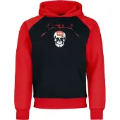 Metallica Trui met capuchon - Logo - S tot XXL - voor Mannen - zwart-rood | Maat S