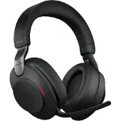 Jabra Evolve2 85 UC Over Ear headset Bluetooth, Kabel Stereo Zwart Ruisonderdrukking (microfoon) Volumeregeling, Indicator voor batterijstatus, Microfoon