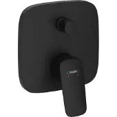 Hansgrohe Logis ééngreeps badmengkraan afbouwdeel, mat zwart