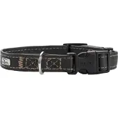 Hunter Hondenhalsband Canadian Up Zwart 25-35 cm