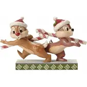 Disney Traditions Candy Cane Caper - Chip & Dale