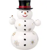Villeroy & Boch Christmas Toy's Memory sneeuwpop pot 4 delen Wit