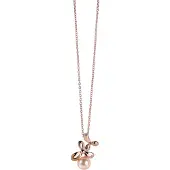 Orphelia Dames 925 Sterling Zilveren Ketting met Hanger - Roze ZH-6016/1