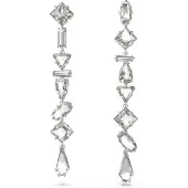 Swarovski Oorbellen zilver / transparant