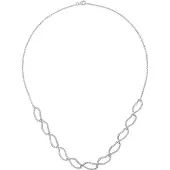 Orphelia Dames 925 Sterling Zilveren Ketting - Zilver ZK-2795