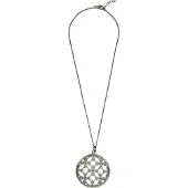Orphelia Dames 925 Sterling Zilveren Ketting met Hanger - Zwart ZH-6037/2