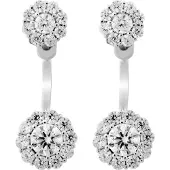 Orphelia 'Victoria' Dames 925 Sterling Zilveren Stud Oorbellen - Zilver ZO-7222