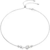 Swarovski 'Constella Bars' Dames Basis Metaal Ketting - Zilver 5705626