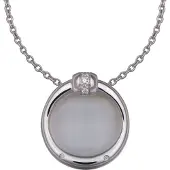 Orphelia Dames 925 Sterling Zilveren Ketting met Hanger - Zilver ZH-4561