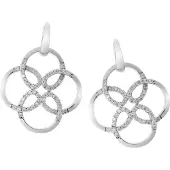 Orphelia Dames 925 Sterling Zilveren Oorbellen - Zilver ZO-6085