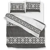 Zohome Zo Home Dekbedovertrek Flanel Anika - grey 260x200/220cm