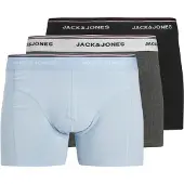 Jack & Jones Junior Onderbroek lichtblauw / donkergrijs / zwart / wit